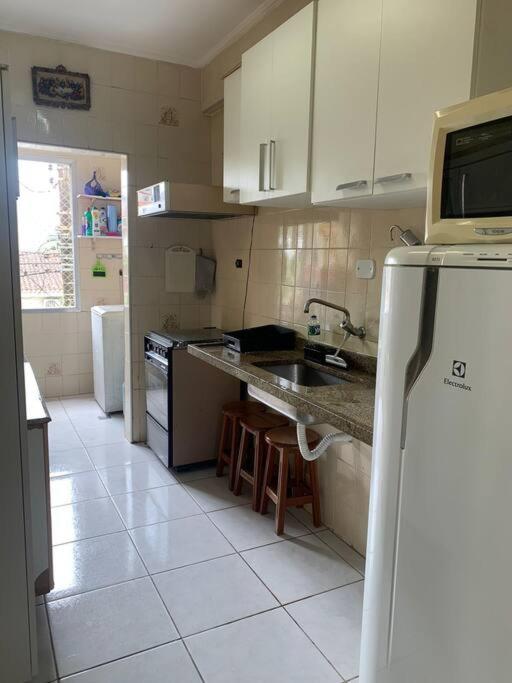 Apartamento No Guaruja Para 8 Pessoas 外观 照片